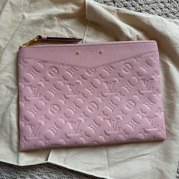 Louis Vuitton Empreinte Daily Pouch Rose Poudre - Picture 1 of 5